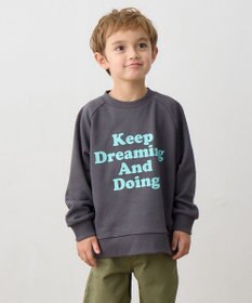 ANY KIDS ロゴプリント トレーナー