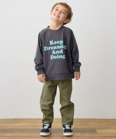 ANY KIDS ロゴプリント トレーナー