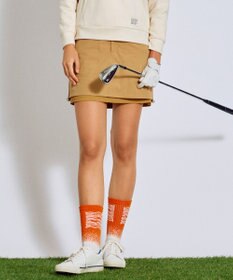 PW CIRCULUS 【蓄熱裏地】【WOMEN】バイカラースカート ゴルフウェア レディース