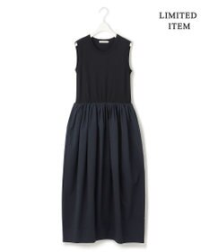 ICB L 【WEB限定・洗える】 リブコンビタイプライター ワンピース