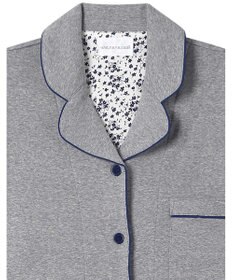 une nana cool 【綿100%】やわらか杢フライスパジャマ MADE WITH LIBERTY FABRIC