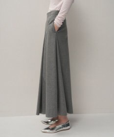 ATON MERINO COLLEGE FLANNEL | フレアスカート