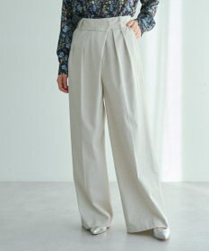 YECCA VECCA メタルホックワイドパンツ