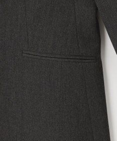 J.PRESS LADIES 【洗える】アルガンシルク ノーカラー ジャケット