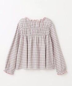 組曲 KIDS 【110-140cm】シャーリングブラウス Tシャツ