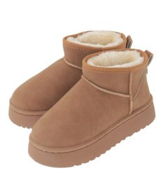 Green Parks ・ｍｉｎｉａ　フェイクムートンショートブーツ