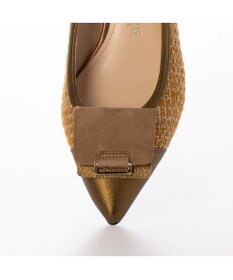 MODE ET JACOMO <MODE ET JACOMO>スクエアバックルポインテッドトゥパンプス