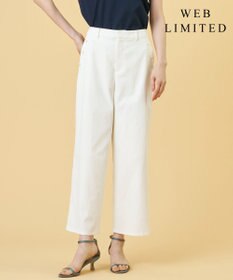 J.PRESS LADIES 【WEB限定カラーあり】タスランチノ セミワイド パンツ