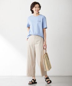 J.PRESS LADIES エンブロイダリー ロゴ Tシャツ