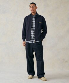 J.PRESS MEN ギザツイルワンタックワイドパンツ