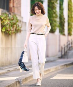 ANY SIS S 【美Denimシリーズ】センタープレスセミフレア デニム