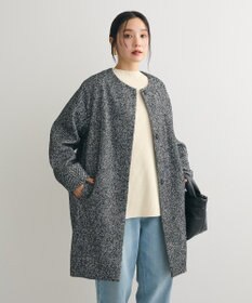 Green Parks 洗えるボトルネックリブニットプルオーバー