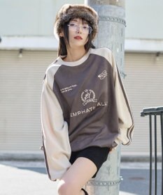 WEGO 【ユニセックス着用ITEM】フェイクスウェードゲームプルオーバー