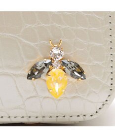 A.D.M.J. 【牛革】クロコ型押し ザ・ビーDカン付ミニトート