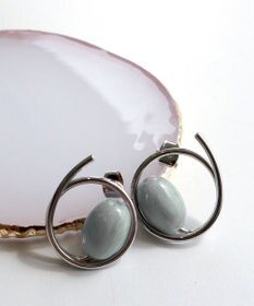 Tiaclasse カラーアクリル＋フープピアス