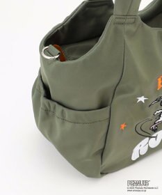 Y'SACCS SNOOPYデザイン サイドギャザー2wayトート　Mサイズ(スケートボード）