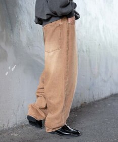 WEGO チェーン付きバルーンデニムパンツ