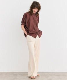 BEIGE， 【洗える】AMARYLLIS / シアーパフオーバーサイズブラウス