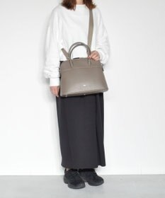 blancle シュリンクレザー  エンベディッド2WAYボストン