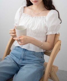 WEGO オフショルシャーリングブラウス