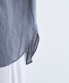 Green Parks ドロストネックフレンチスリーブブラウス