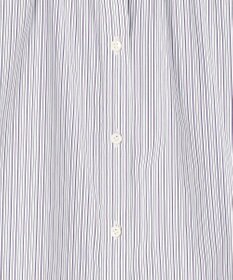 J.PRESS LADIES BEZ ドビーストライプ バンドカラー ブラウス