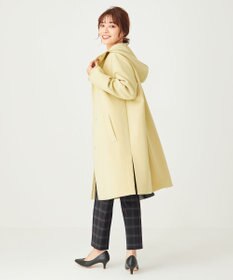 ANY SIS ウールライクミドルフーディ コート