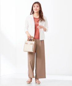 ANY SIS 【美人百花6月号掲載】フレンチスリーブロゴ Tシャツ