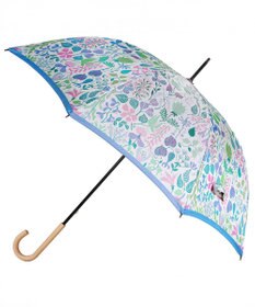 槇田商店 <新柄登場>Stig Lindberg HERBARIUM BRIGHT ライトブルー 長傘