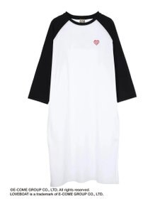 Green Parks ■別注　ＬＯＶＥ　ＢＯＡＴ　ラグランワンピース