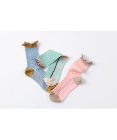 TRICOTE ドットフリルバンピーソックス