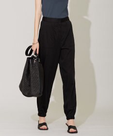 ICB 【洗える】 キュプラナイロンストレッチ ジョグパンツ