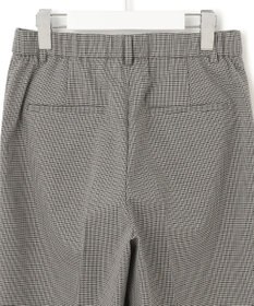 23区 L 【洗える】チェックストレッチ ワイドパンツ