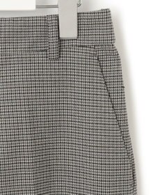 23区 L 【洗える】チェックストレッチ ワイドパンツ