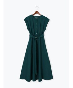 Te chichi リネンライクウエストマークワンピース