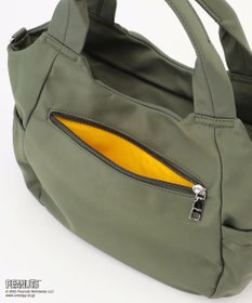 Y'SACCS SNOOPYデザイン サイドギャザー2wayトート　Mサイズ(スケートボード）