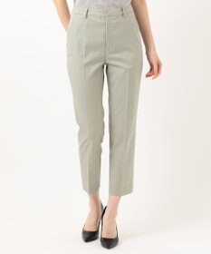 J.PRESS LADIES S 【シワになりにくい】コットンフィッティーシャーク テーパードパンツ