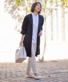 ANY 【洗濯機可/UVケア/接触冷感】ドロストピケカーディガン