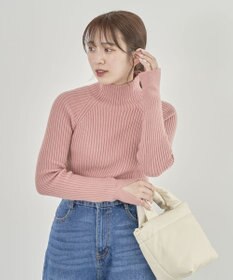 Green Parks ・Ｐｅｔｉｔ　Ｆｌｅｕｒ　ボトルネックリブニット