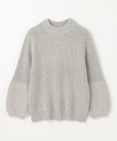 ANY ラムウールフェザーコンビプルオーバー