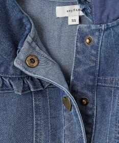 ANY KIDS フリル 襟付き デニム ジャケット