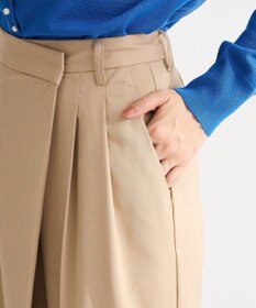 Green Parks アシメウエストタックパンツ