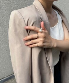 Phoebe 〈シリーズ累計販売10000点突破！〉≪TV番組着用商品≫Eye catchingパールリング