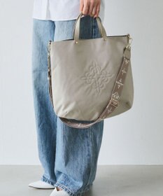 russet 《トートバッグ人気NO.1モデル》スリム2WAYトートバッグ <ナイロン>(CE-1404-WEB)
