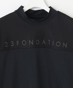 23区GOLF 【23Fondation/WOMEN】フロントロゴ モックネックプルオーバー