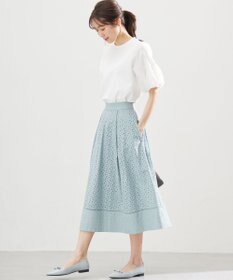 組曲 L 【WEB限定】チュールポンチドッキング Tシャツ