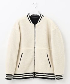 PW CIRCULUS 【MEN】【撥水/防風】リバーシブル ボア ジップアップ ブルゾン