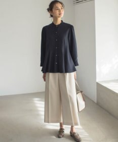 組曲 L 【ストレッチ・イージーケア】オシャクロス ガウチョパンツ