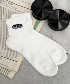 WEGO 刺繍パイルソックス（U）