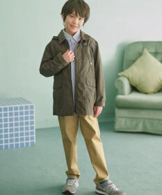 J.PRESS KIDS 【100-130cm】オックスフォード ストライプコンビシャツ